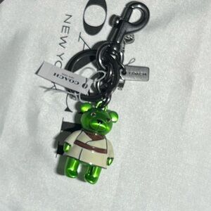 Coach Yoda Bear Keychain